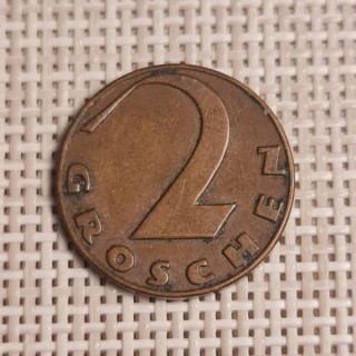 Austria 2 Groschen 1929 KM-2837 VF