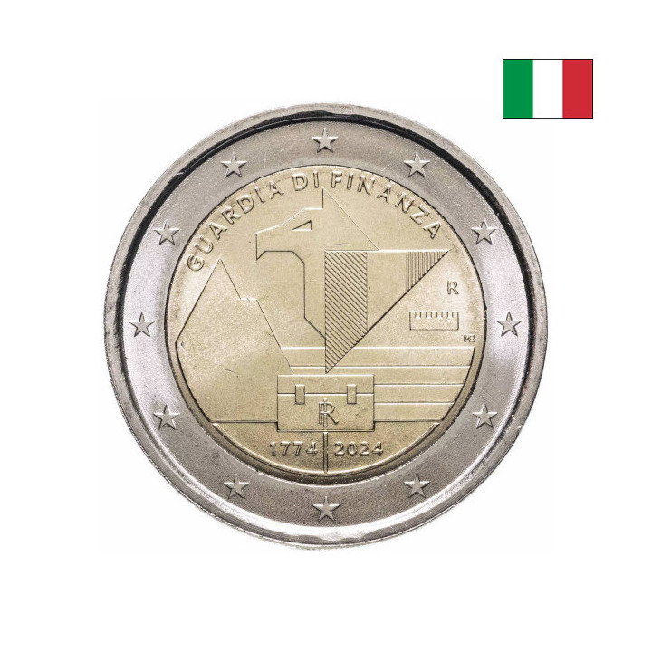 Italy 2 Euro 2024 "Guard of Finance" UNC