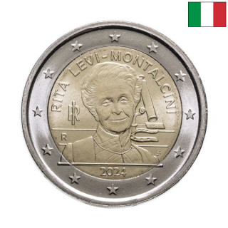 Italy 2 Euro 2024 "Rita Levi-Montalcini" UNC