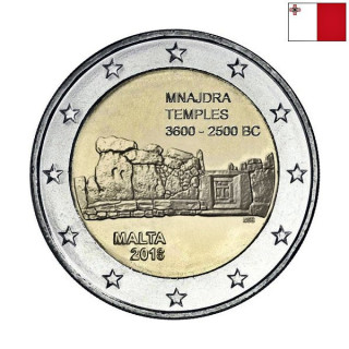 Malta 2 Euro 2018 "Mnajdra" UNC