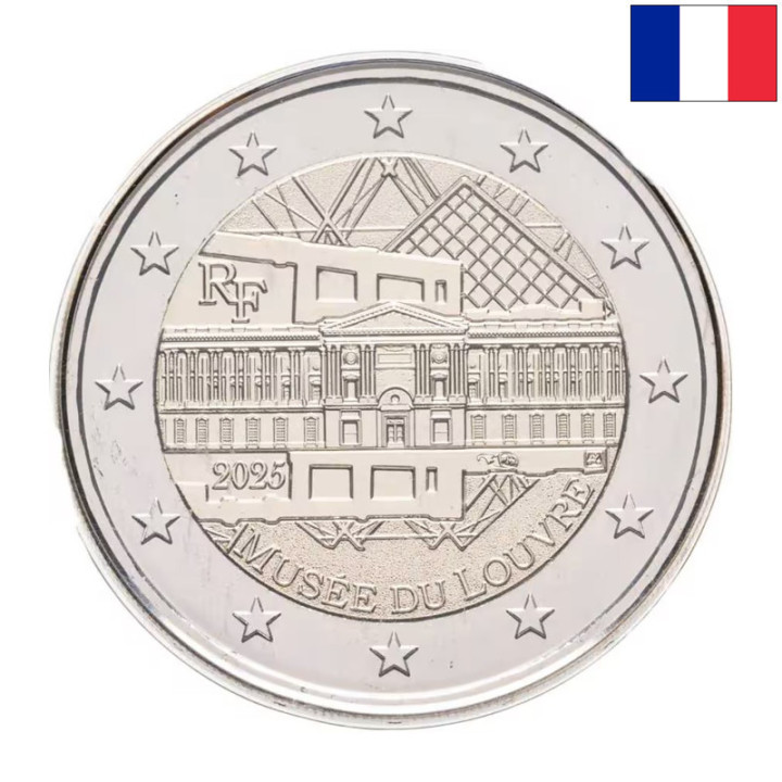France 2 Euro 2025 "Louvre Museum" BU (Cupid Psyche)