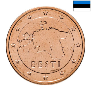Estonia 5 Euro Cent 2023 UNC