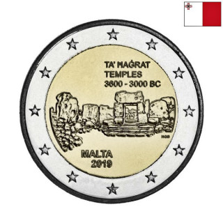 Malta 2 Euro 2019 "Ta' Haġrat" UNC