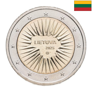 Lithuania 2 Euro 2025 "National Defense" UNC
