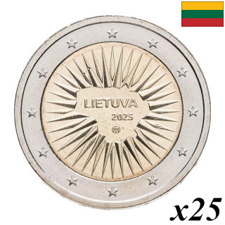 Lithuania 2 Euro 2025 "National Defense" Roll