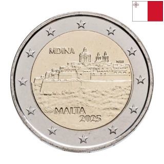 Malta 2 Euro 2025 "Mdina" UNC