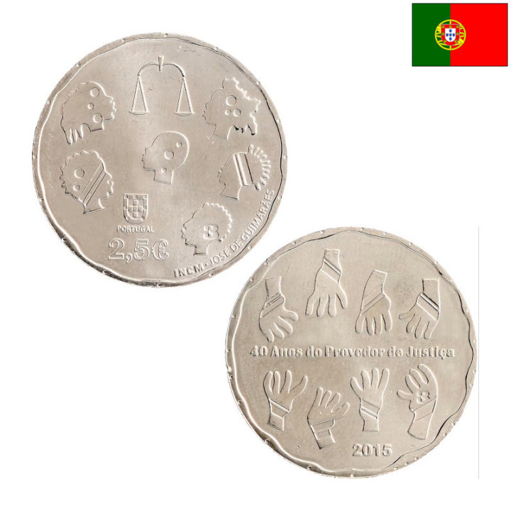 Portugal 2,5 Euro 2015 "Ombudsman" BU