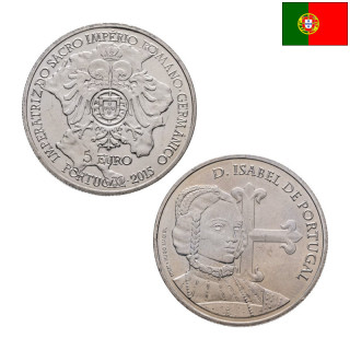 Portugal 5 Euro 2015 "Isabella of Portugal" BU