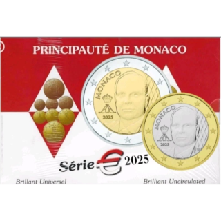 Monaco Official Euro Set (3,88€) 2025 BU