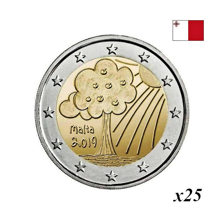 Malta 2 Euro 2019 "Nature & Environment" Roll