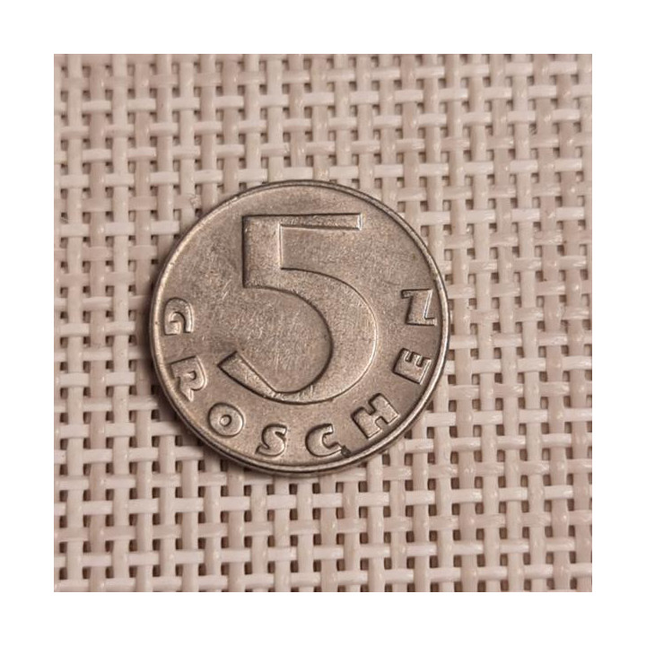 Austria 5 Groschen 1931 KM-2846 VF