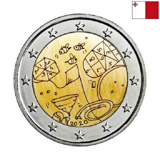 Malta 2 Euro 2020 "Games" UNC