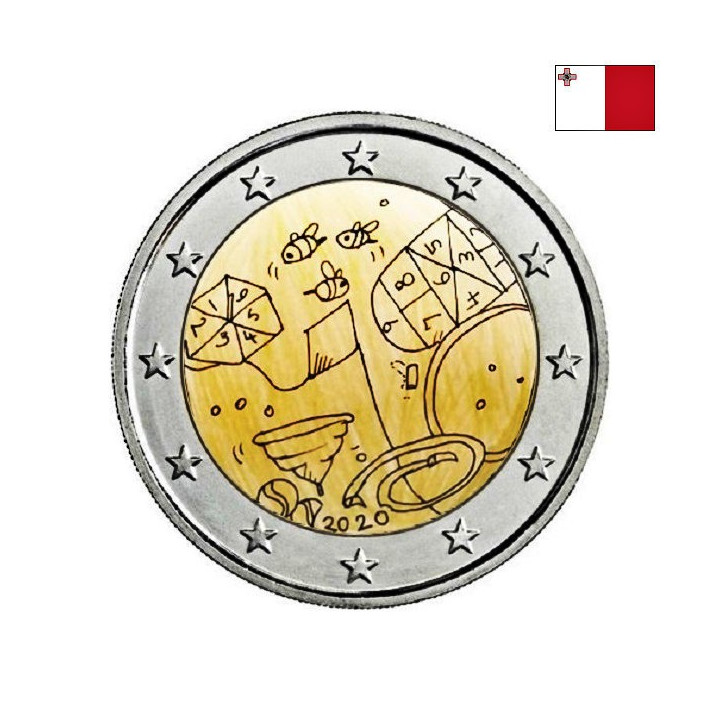 Malta 2 Euro 2020 "Games" UNC