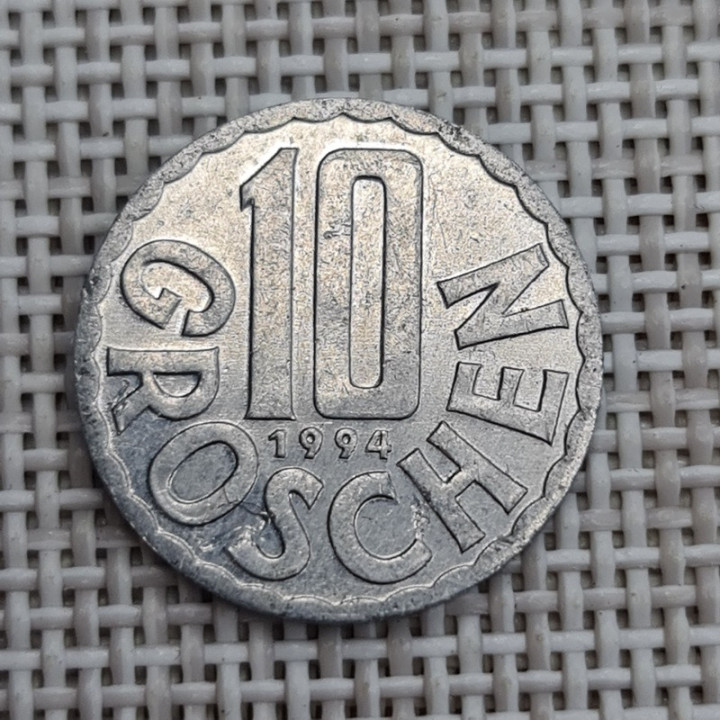Austria 10 Groschen 1994 KM-2878 VF
