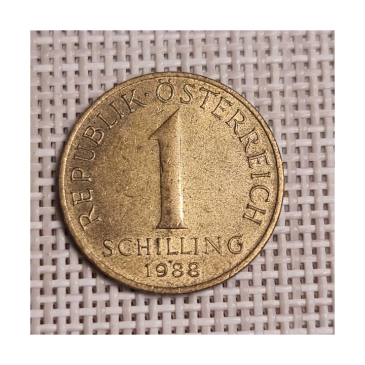 Austria 1 Schilling 1988 KM-2886 VF