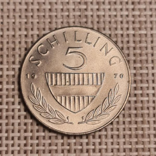 Austria 5 Schilling 1970 KM-2889a XF