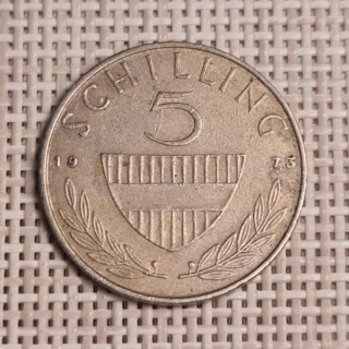 Austria 5 Schilling 1973 KM-2889a VF