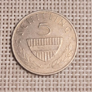 Austria 5 Schilling 1978 KM-2889a VF