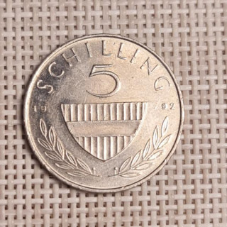 Austria 5 Schilling 1992 KM-2889a VF