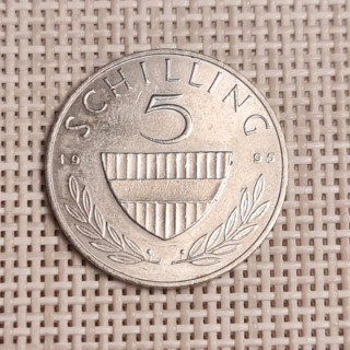 Austria 5 Schilling 1995 KM-2889a VF