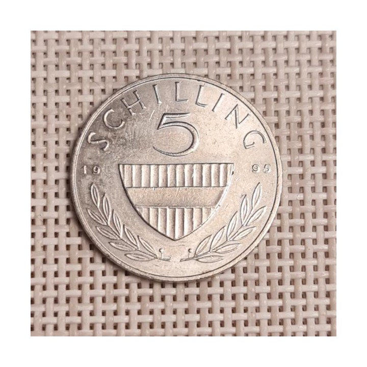 Austria 5 Schilling 1995 KM-2889a VF