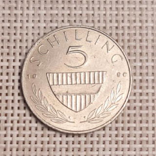 Austria 5 Schilling 1996 KM-2889a VF