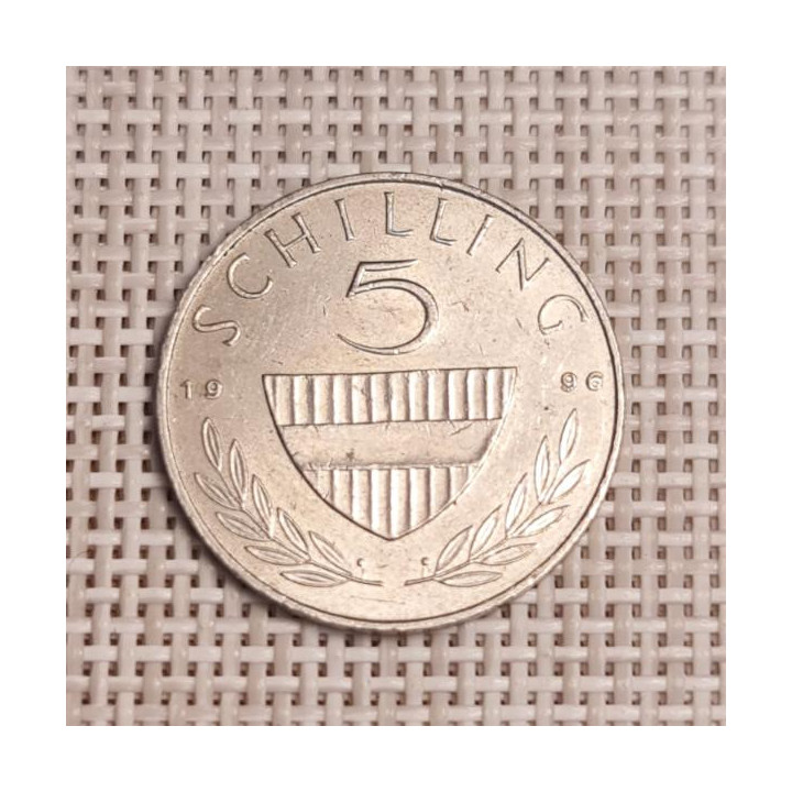 Austria 5 Schilling 1996 KM-2889a VF