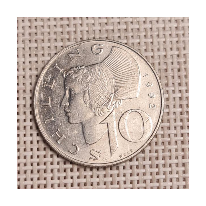 Austria 10 Schilling 1992 KM-2918 VF