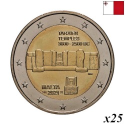 Malta 2 Euro 2021 "Tarxien Temples" Roll