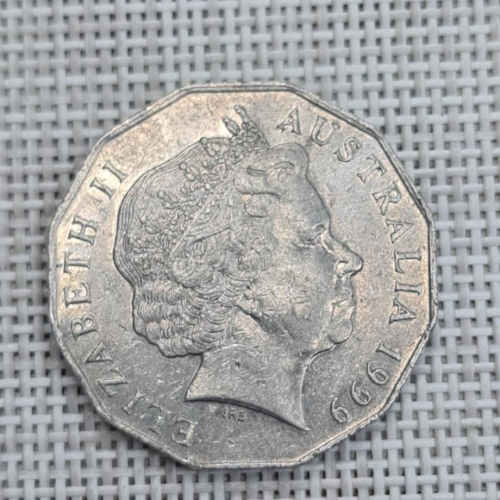 Australia 50 Cents 1999 KM-404 VF