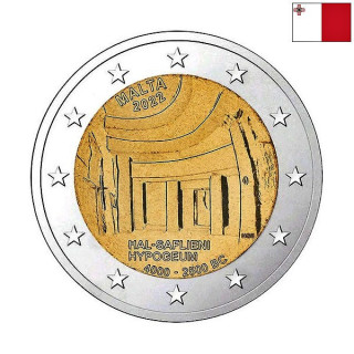 Malta 2 Euro 2022 "Hal Saflieni" UNC