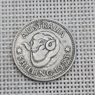 Australia 1 Shilling 1953 KM-53 VF