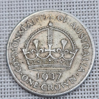 Australia 1 Crown 1937 KM-34 COPY