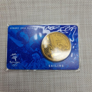Australia 5 Dollars 2000 "Sailing" KM-358 BU (Coin Card)