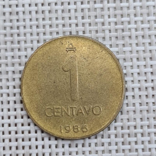 Argentina 1 Centavo 1986 KM-96 VF