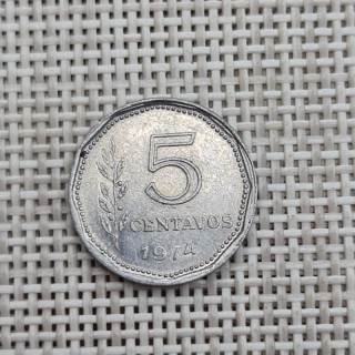 Argentina 5 Centavos 1974 KM-65 VF
