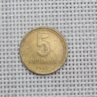 Argentina 5 Centavos 1992 KM-109 VF