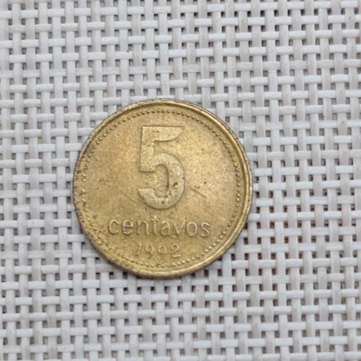 Argentina 5 Centavos 1992 KM-109 VF