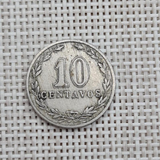 Argentina 10 Centavos 1899 KM-35 VF