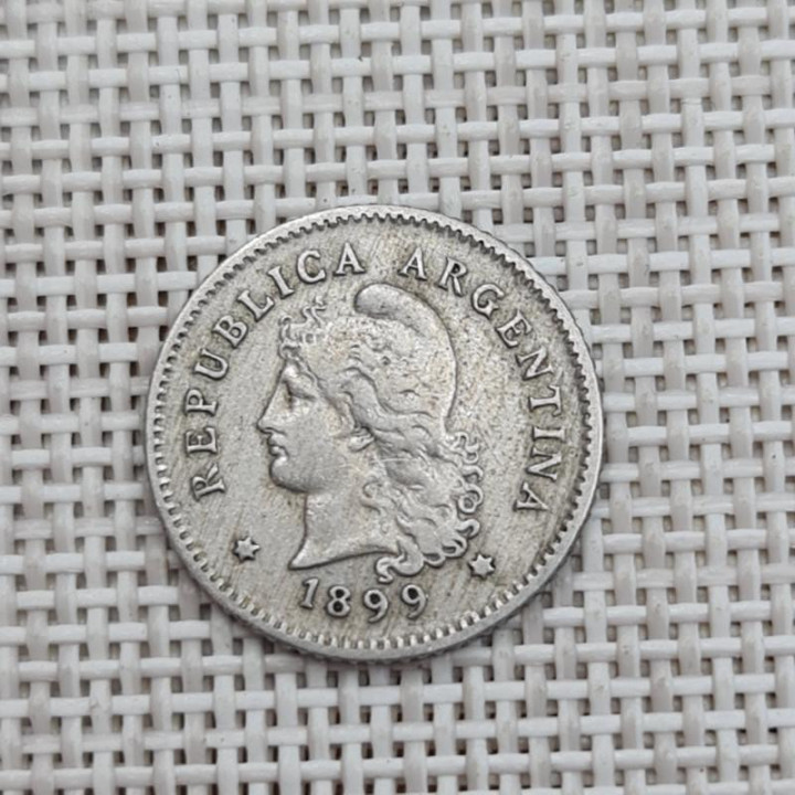 Argentina 10 Centavos 1899 KM-35 VF