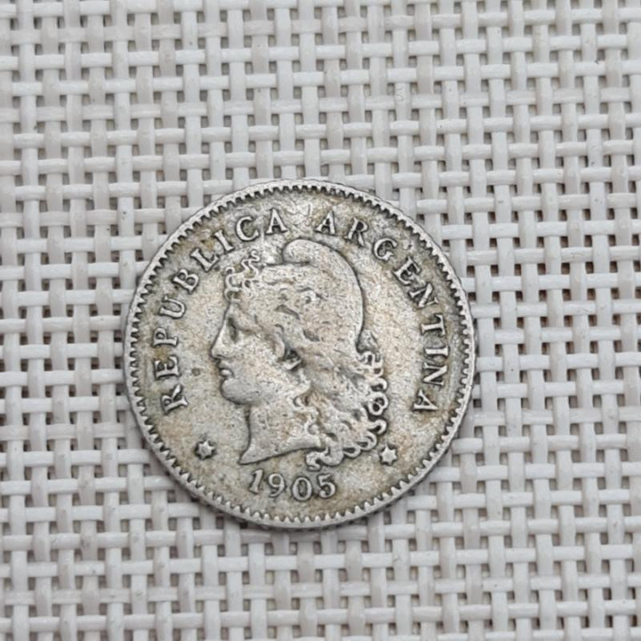Argentina 10 Centavos 1905 KM-35 VF