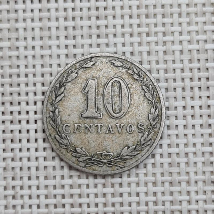 Argentina 10 Centavos 1905 KM-35 VF