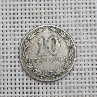Argentina 10 Centavos 1919 KM-35 VF