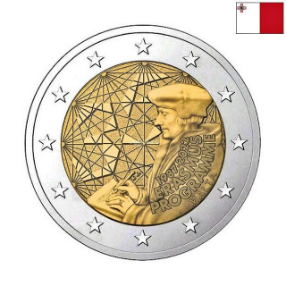 Malta 2 Euro 2022 "Erasmus (ERA)" UNC