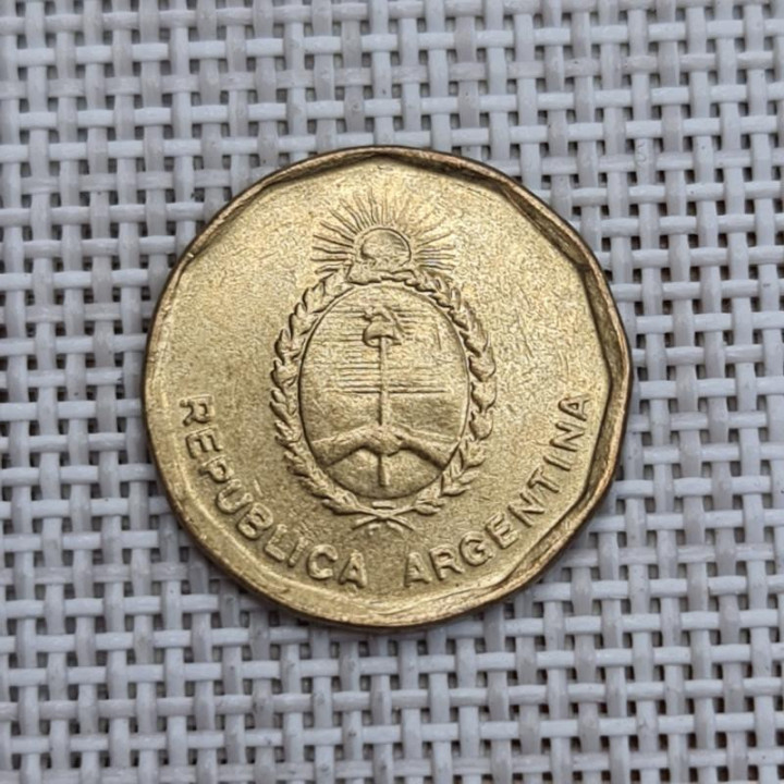 Argentina 10 Centavos 1985 KM-98 VF