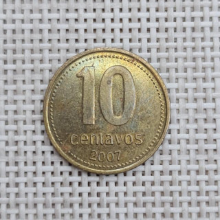 Argentina 10 Centavos 2007 KM-107a VF