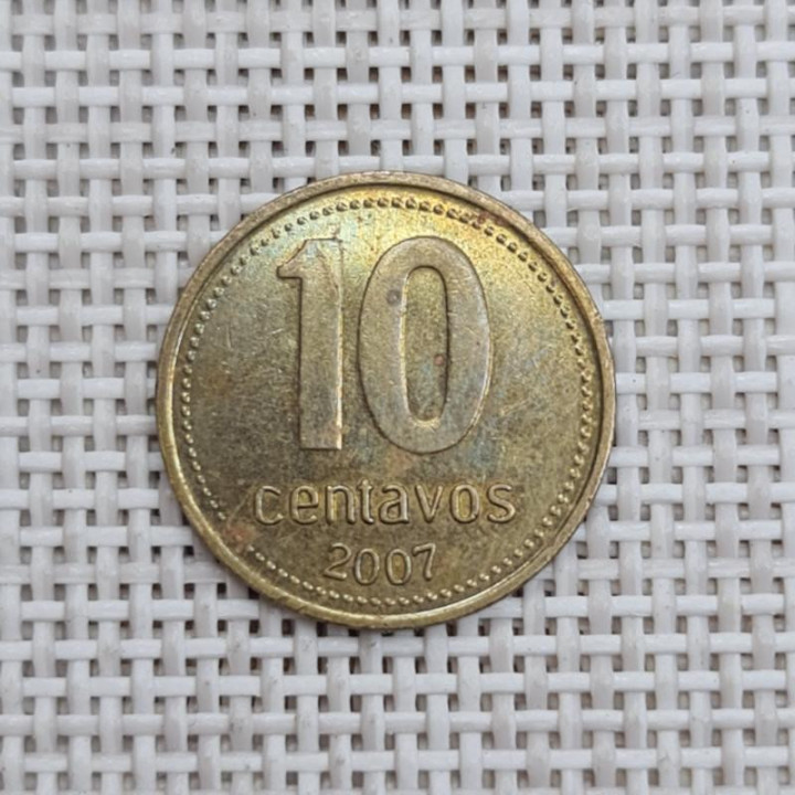 Argentina 10 Centavos 2007 KM-107a VF