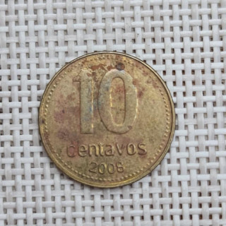 Argentina 10 Centavos 2008 KM-107a VF