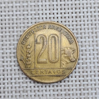 Argentina 20 Centavos 1942 KM-42 VF
