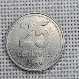Argentina 25 Centavos 1996 KM-110a VF